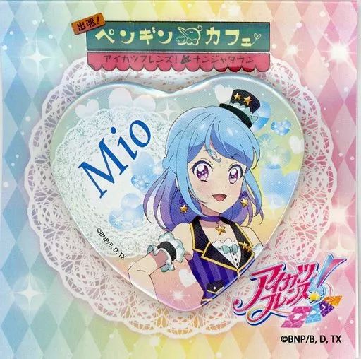 中古】バッジ・ピンズ(キャラクター) 湊みお(等身) ハート缶バッジ