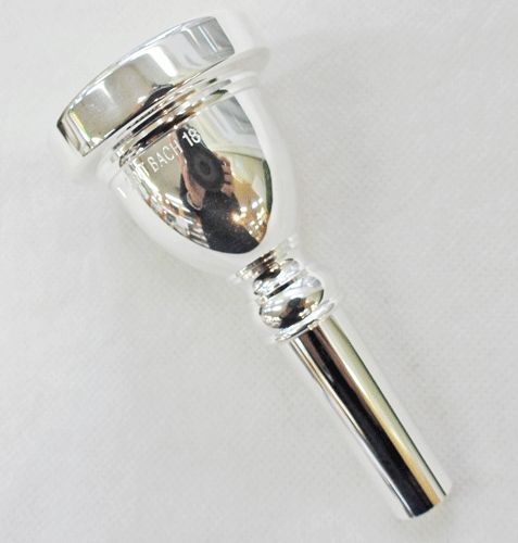 バック チューバマウスピース 18 銀メッキ仕上げ