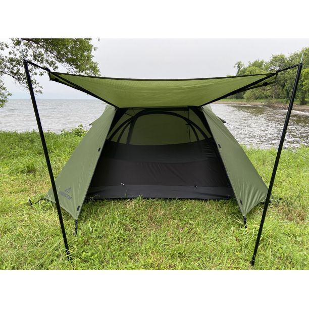 HIKEVICTOR 2人用 テント 高品質 2.5kg 軽量 グリーン - メルカリ