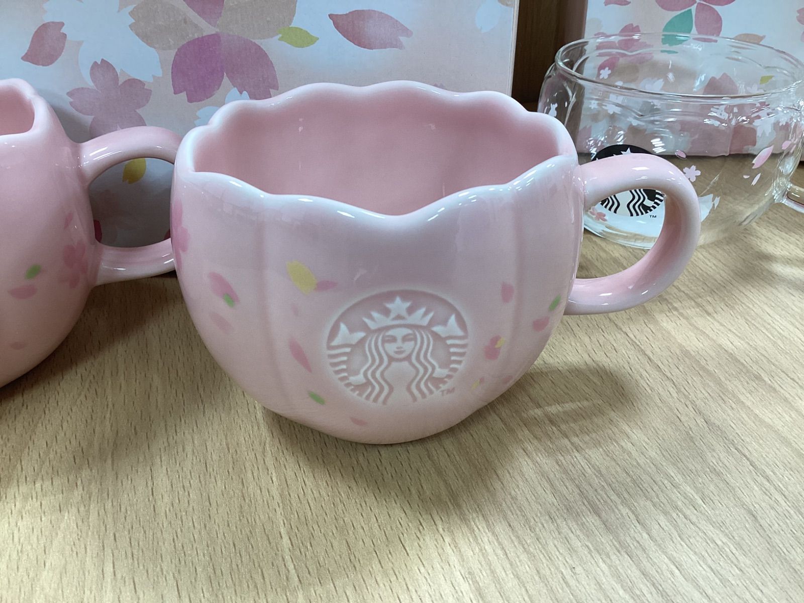 GO 159 スターバックス 桜 2020 ペアマグカップ ペアマググラス 2016グラス セット