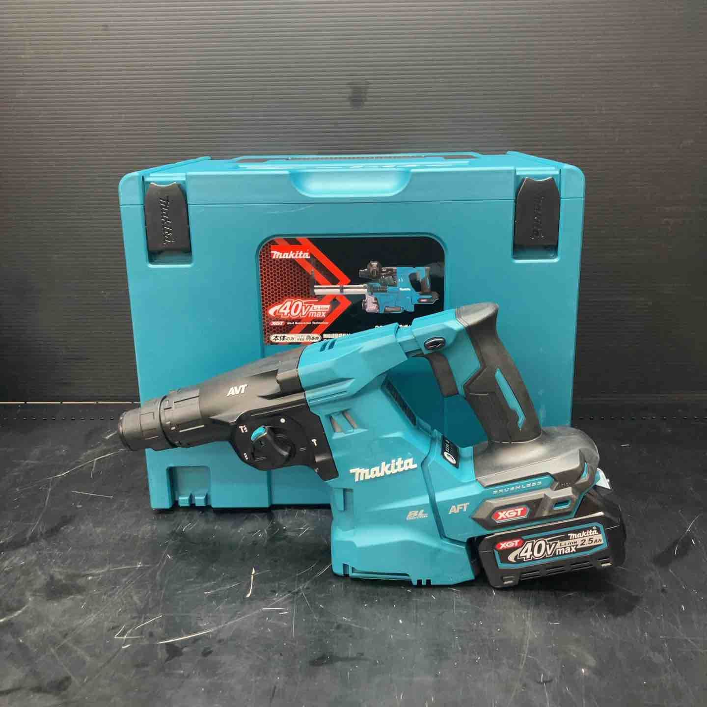 マキタ makita 充電式ハンマドリル 集じんｼｽﾃﾑ付 40 Vmax