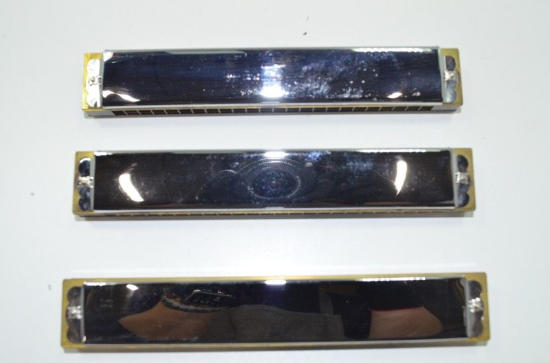 送料無料】 アルチザン Artisan ハーモニカ 24音 3本セット ケース付き