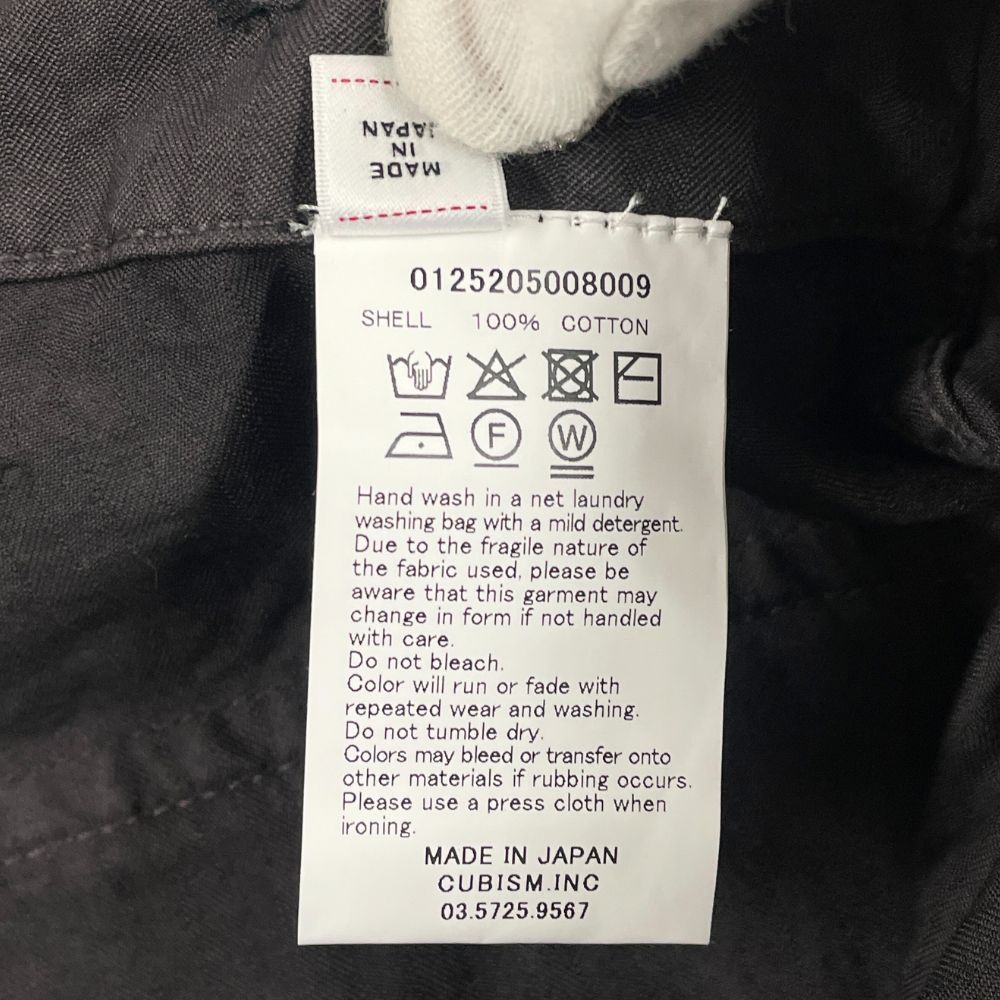 VISVIM ビズビム 品番 0125205008009 BENNING PANTS パンツ ブラック サイズ2 正規品 / 53116 VISVIM ビズビム 品番 0125205008009 BENNING PANTS パンツ ブラック