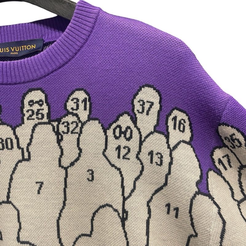 ルイ・ヴィトン LOUIS VUITTON スタジオジャガードニットセーター