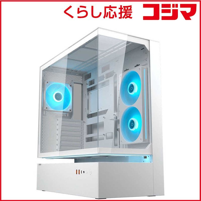 COUGAR ピラーレスミドルタワーケース CFV 235 ホワイト CGR-2 DA 4 W ♥