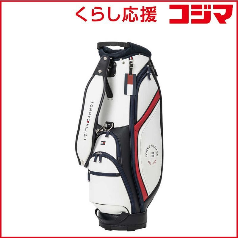 【 新品 未開封 】 トミーヒルフィガー　25FW カートキャディバッグ フラッグロゴ トリコロール　THMG5FC3_25FW 未使用 送料無料