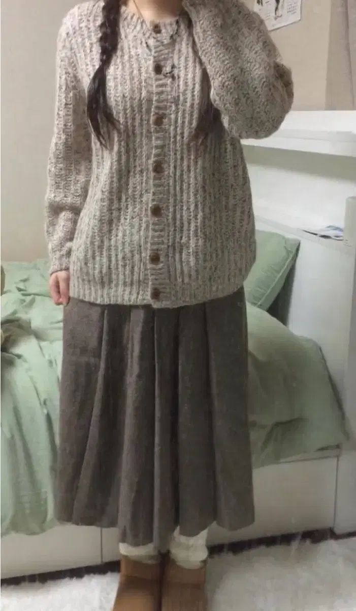ヴィンテージ ニットとスカート セット
