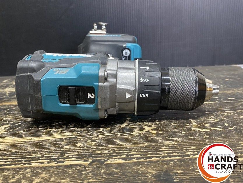 【久留米】【引き取り限定】【中古品】makita マキタ HP001GZ 震動ドライバドリル 40Vmax用 最大トルク:150N・m 最大穴あけ能力:コンクリート20mm ※バッテリ別売 ○【中古品】makita マキタ HP001GZ 震動ドライバドリル 40Vmax用 最大