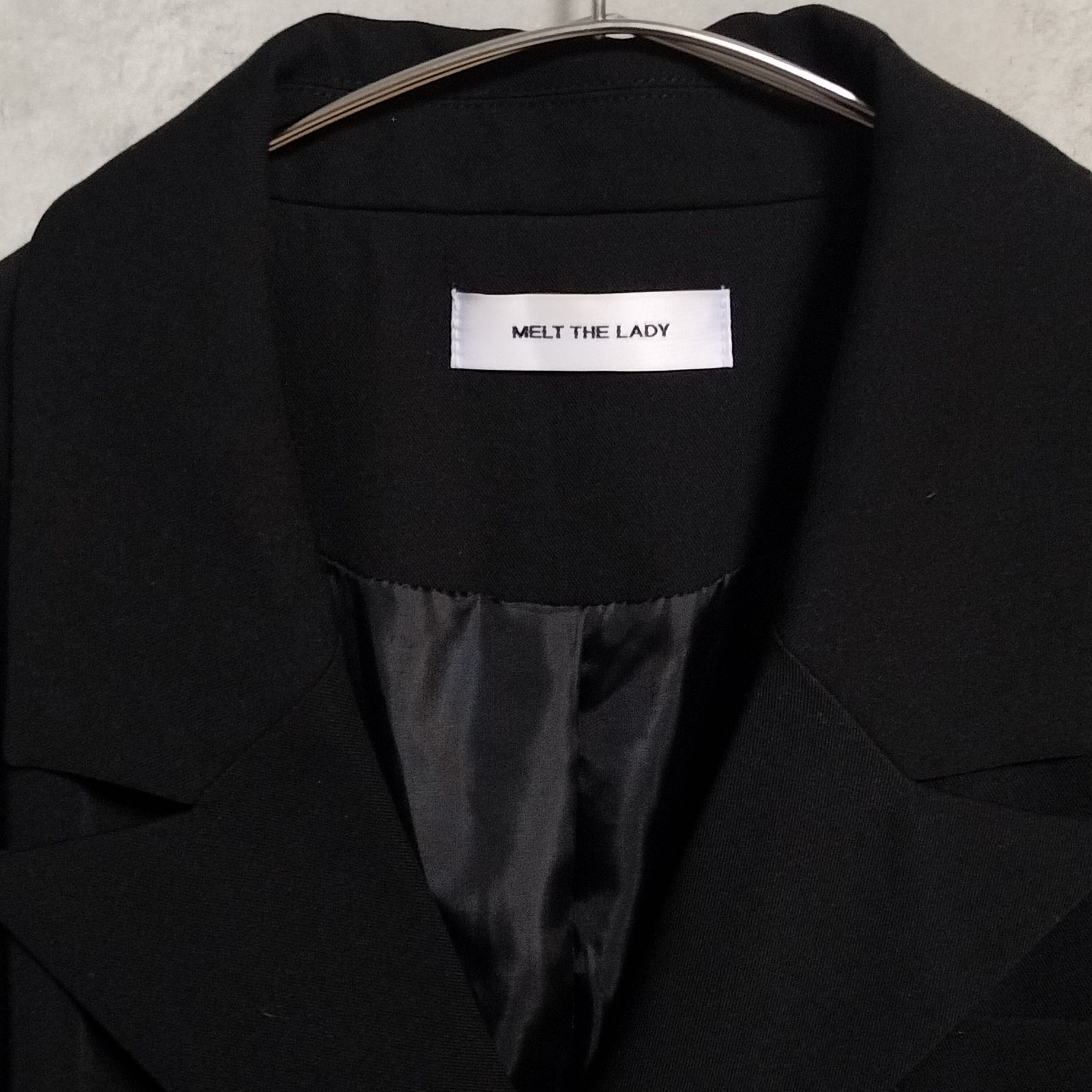 極美品】MELT THE LADY string jacket onepiece FREEサイズ ブラック