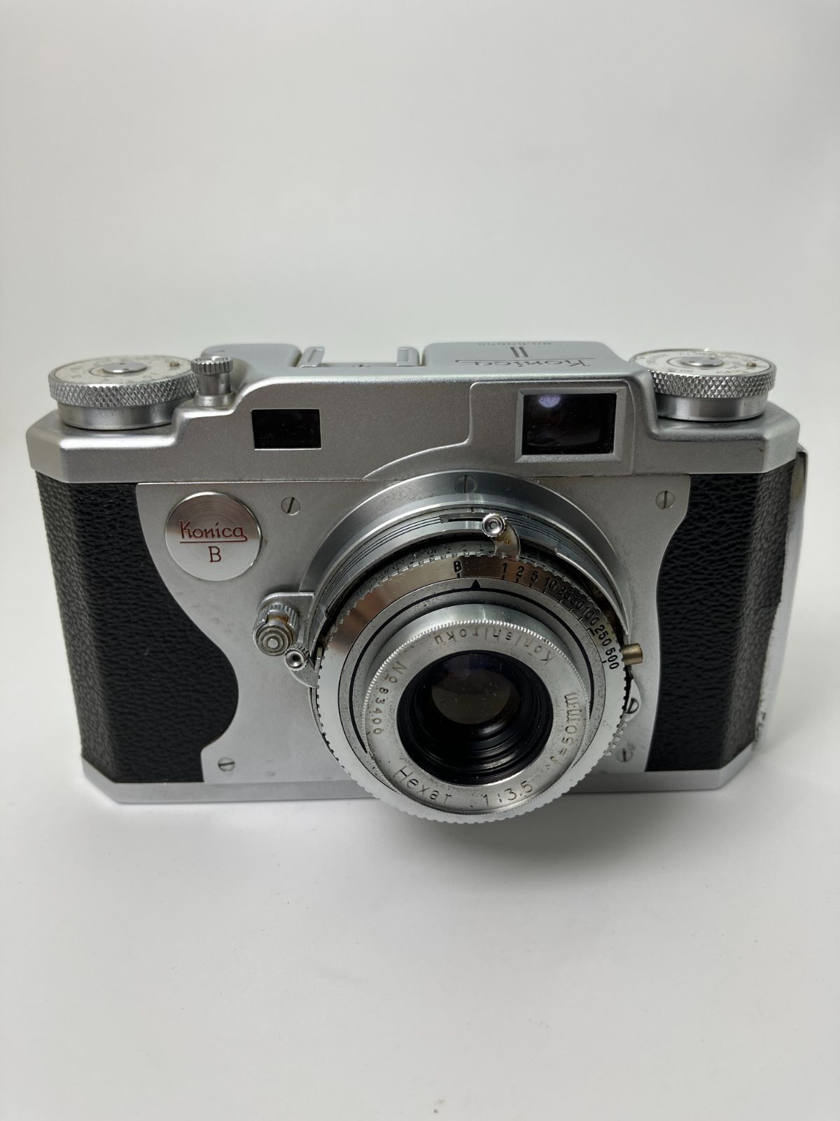 ジャンク】Konica II Hexar 50mm F3.5 1950年代レンジファインダー