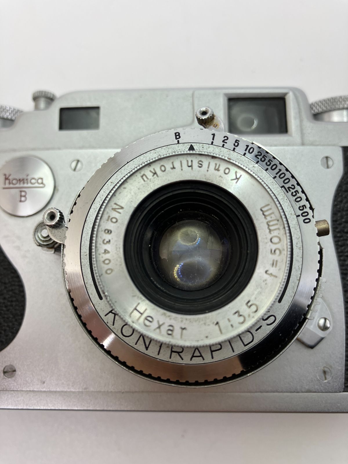 ジャンク】Konica II Hexar 50mm F3.5 1950年代レンジファインダー