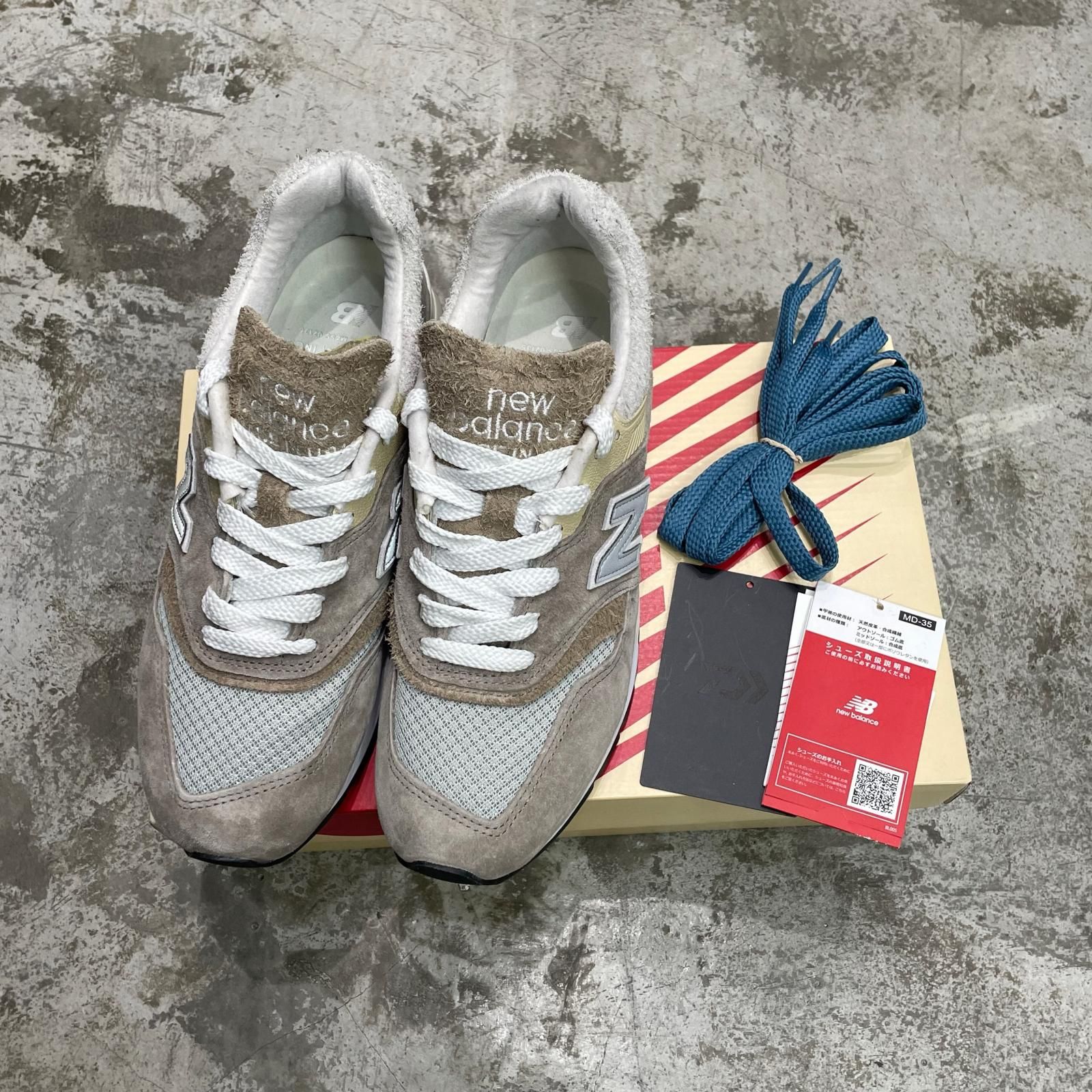 参考上代42900円 NEW BALANCE 25SS U997MG スニーカー シューズ