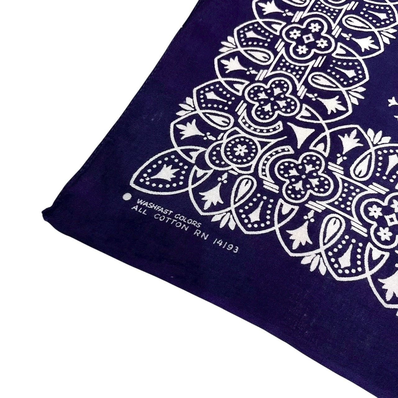 バンダナ ビンテージ アイアンクロス クロス usa製 RN14193 ブラック