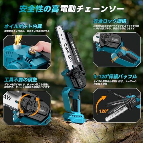 ブラシレスモーター採用 18