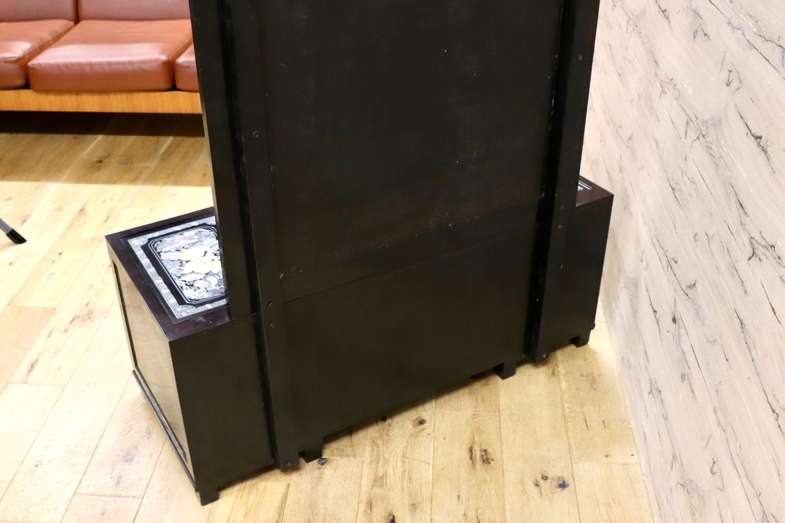 GMIK681○李朝家具 螺鈿細工 ドレッサー 鏡台 伝統工芸 化粧台