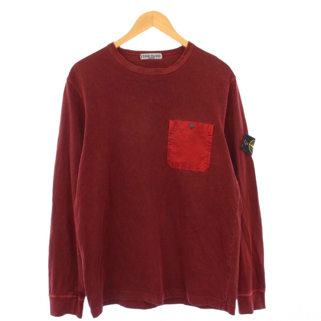 ストーンアイランド STONE ISLAND ガーメントダイロングスリーブT