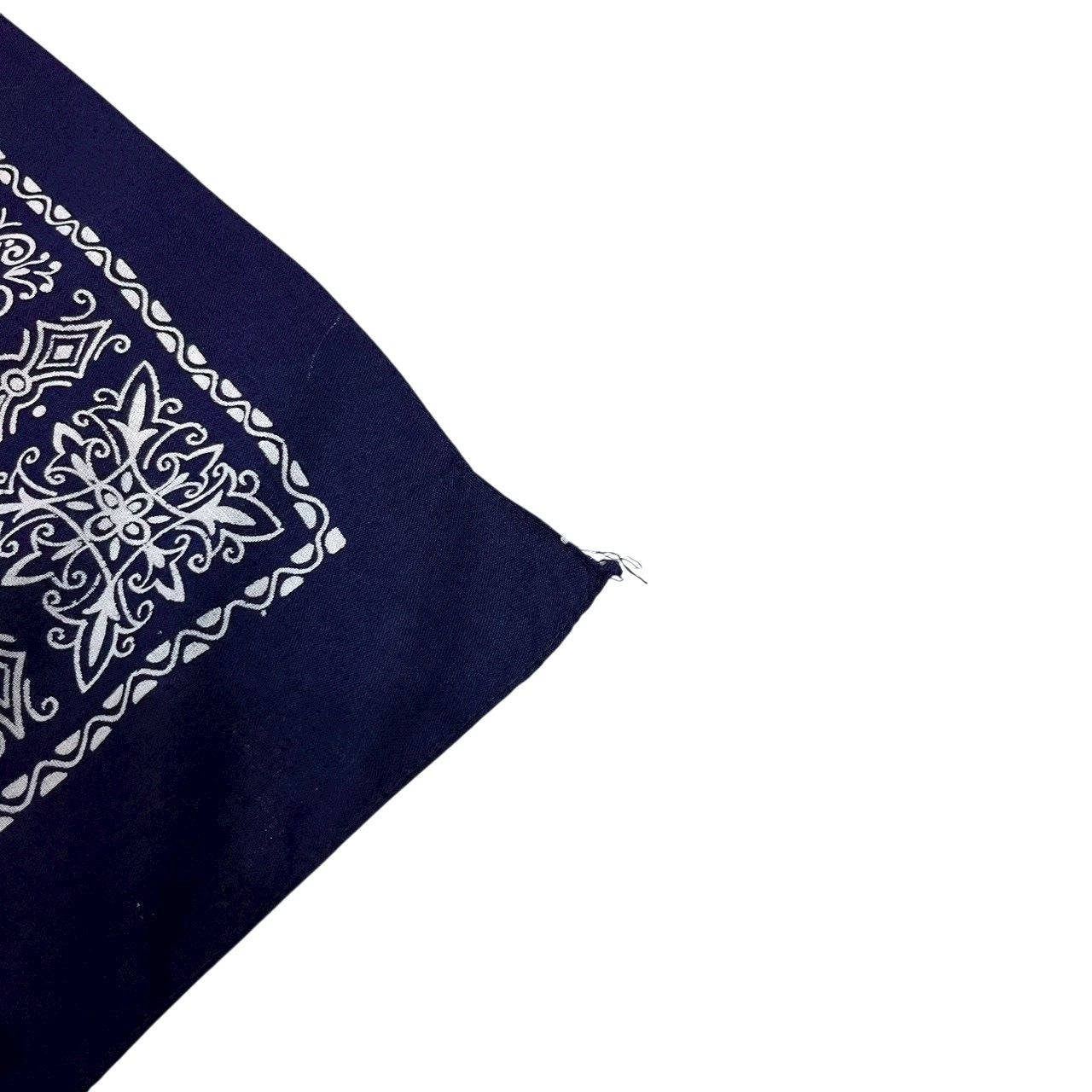 60s ビンテージ エレファントブランド コットン バンダナ ネイビー 上