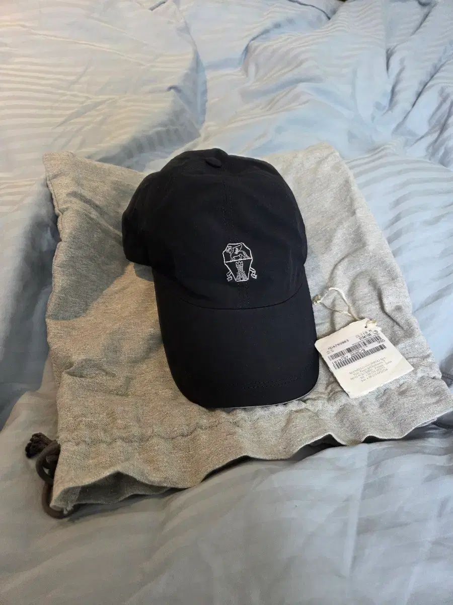 ブルネロクチネリ Brunello Cucinelli ネイビー ベースボールキャップ M 超低価格