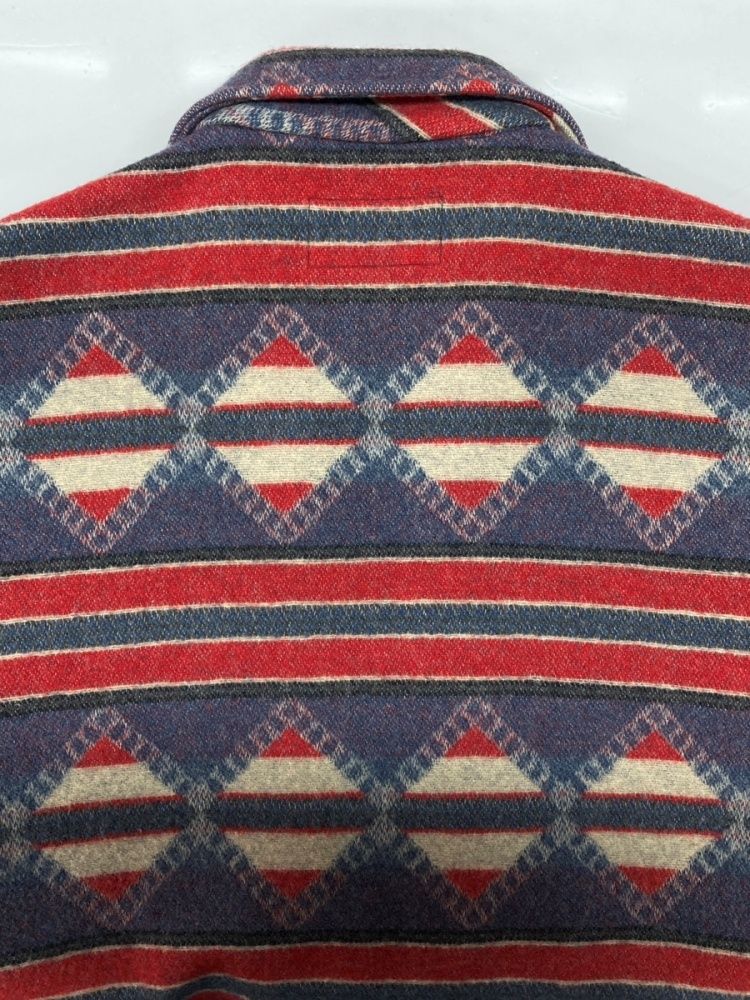 ケンゾー KENZO WOOL JACKET ウール ジャケット 北斎タグ ネイティブ柄 