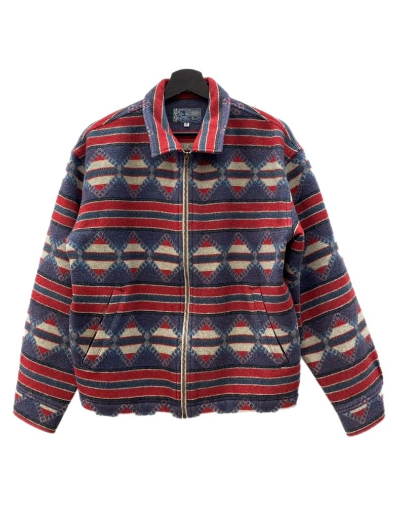 ケンゾー KENZO WOOL JACKET ウール ジャケット 北斎タグ ネイティブ柄 