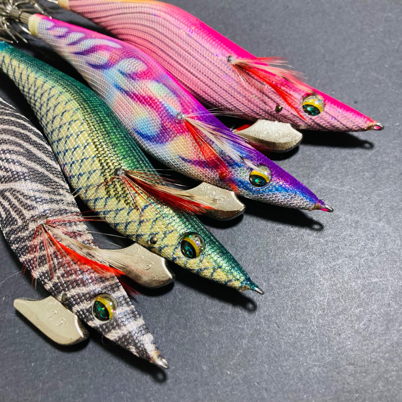 美品】 エメラルダス ラトル 3.5号 エギ エギセット 廃盤 Daiwa