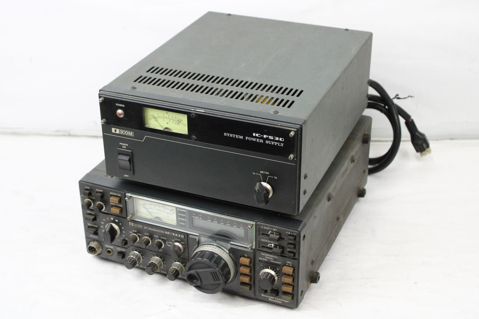 現状品 アイコム IC-741S IC-PS30 セット 無線機 電源 アマチュア無線機 トランシーバー Icom ITUVKWNZPUFK-A05-byebye