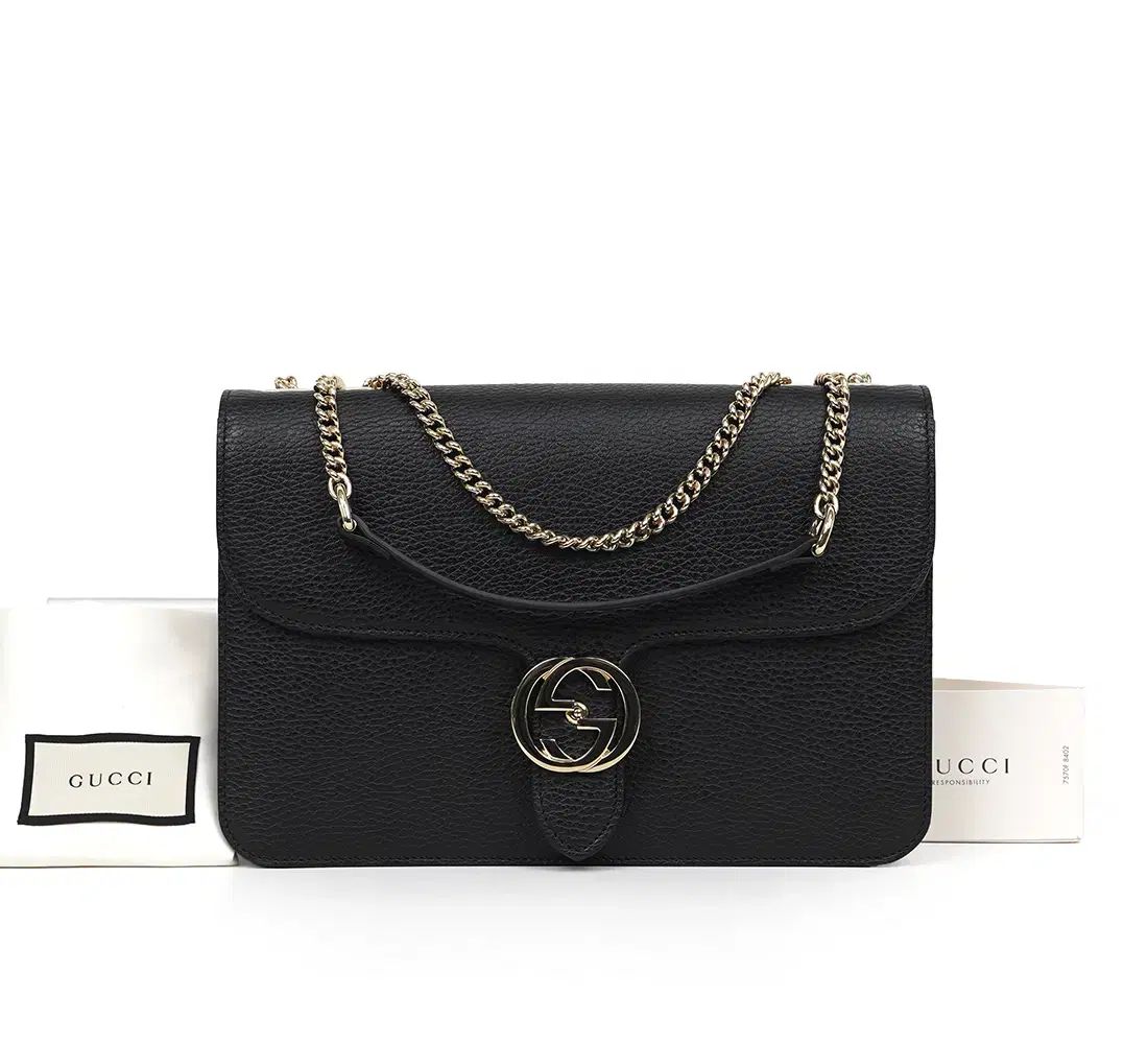 ブランド グッチ インターロッキング GG チェーン クロスバック Mサイズ 510303