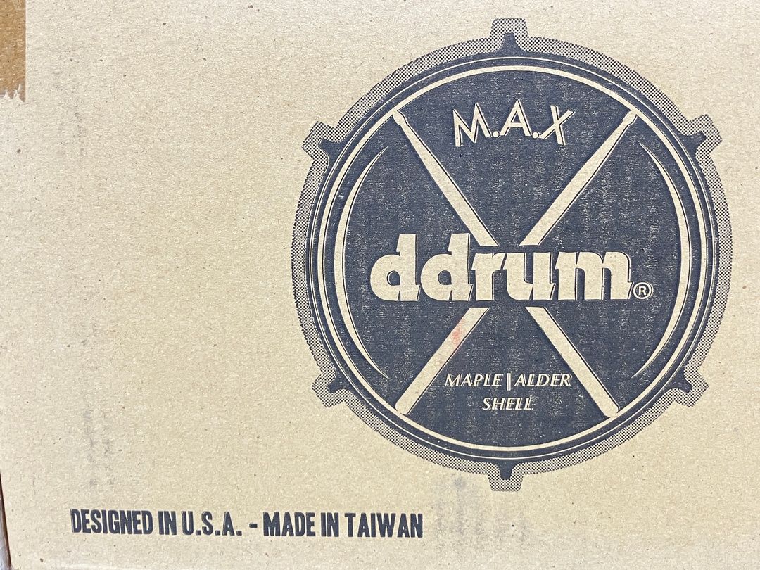 ddrum M A X TT 7 10 SN TAMPA MAX series Rack tom Satin Natural ドラム 楽器 バンド 演奏