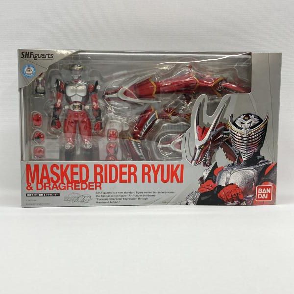 中古】バンダイ S.H.Figuarts 仮面ライダー龍騎＆ドラグレッダーセット