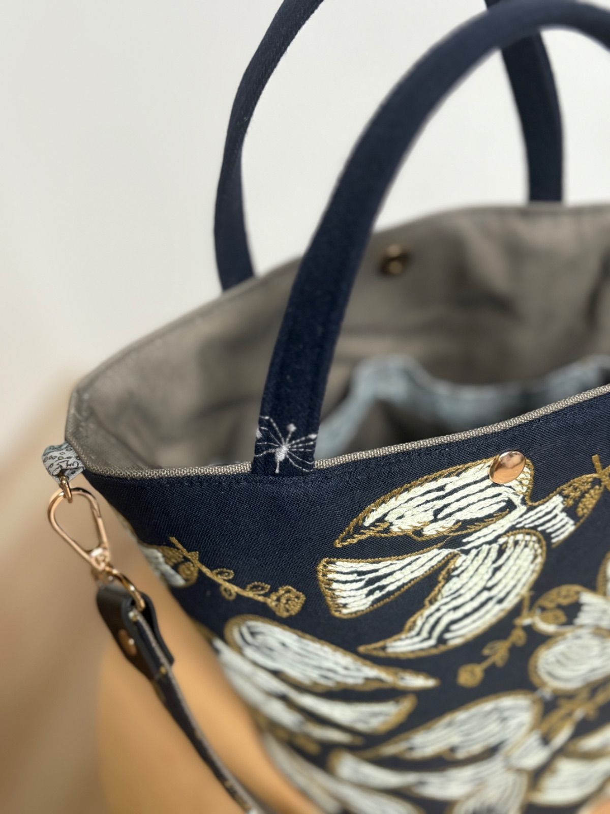 新入荷▪︎ミナペルホネン▪︎ハンドメイド▪︎2 wayマールbag