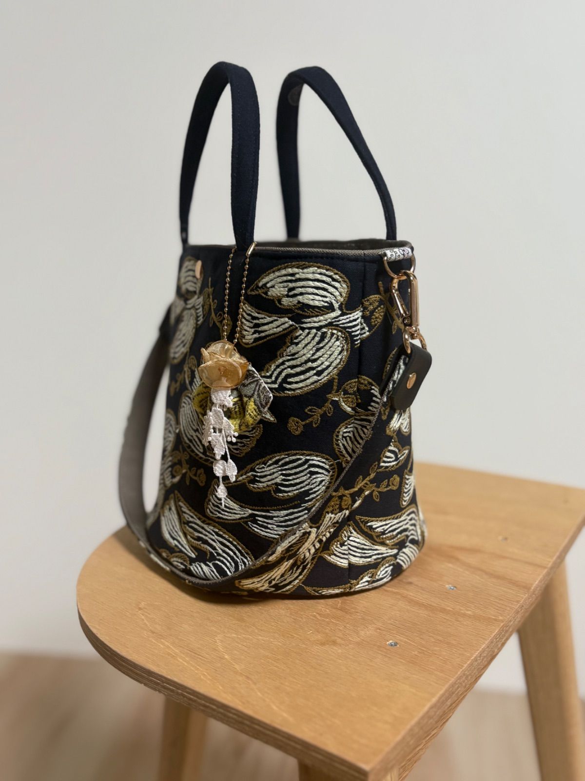  新入荷▪︎ミナペルホネン▪︎ハンドメイド▪︎2 wayマールbag トートバッグ バッグ