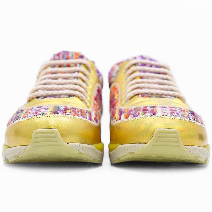 極美品】CHANEL シャネル ローカットスニーカー G30442 ツイード