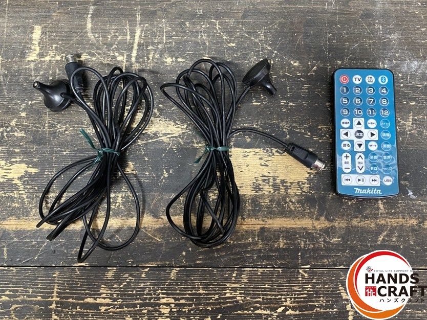 ○【中古品】makita マキタ TV100 充電式ラジオ付テレビ リモコン