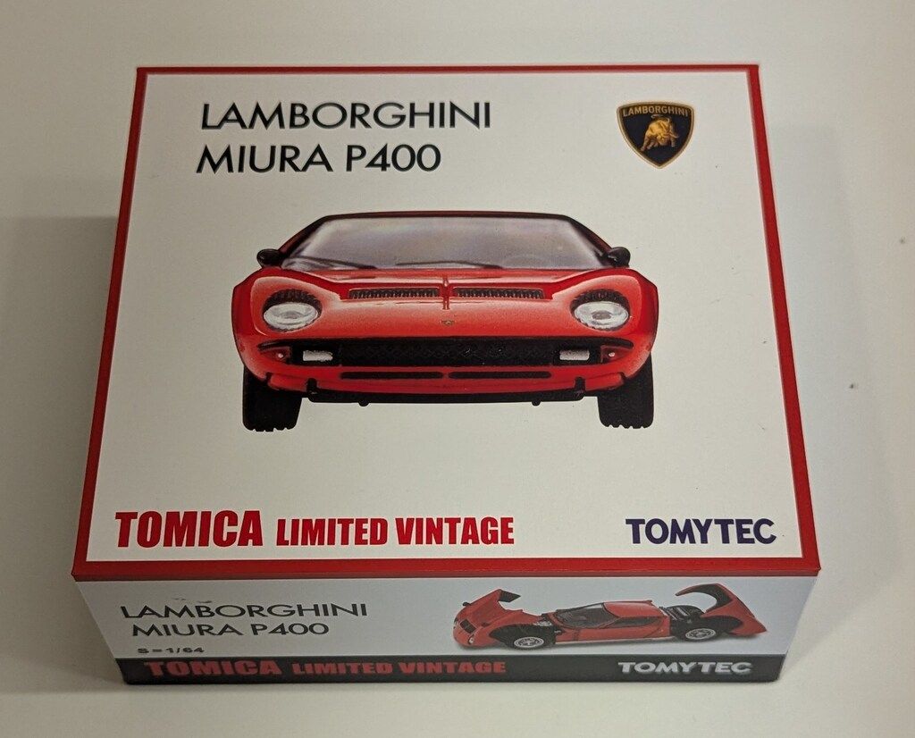トミーテック TOMICA LIMITED VINTAGE ランボルギーニ ミウラ P400 (朱