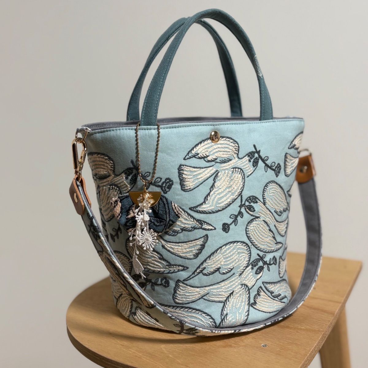 新入荷◯ハンドメイド◯ミナペルホネン◯2 wayマール bag