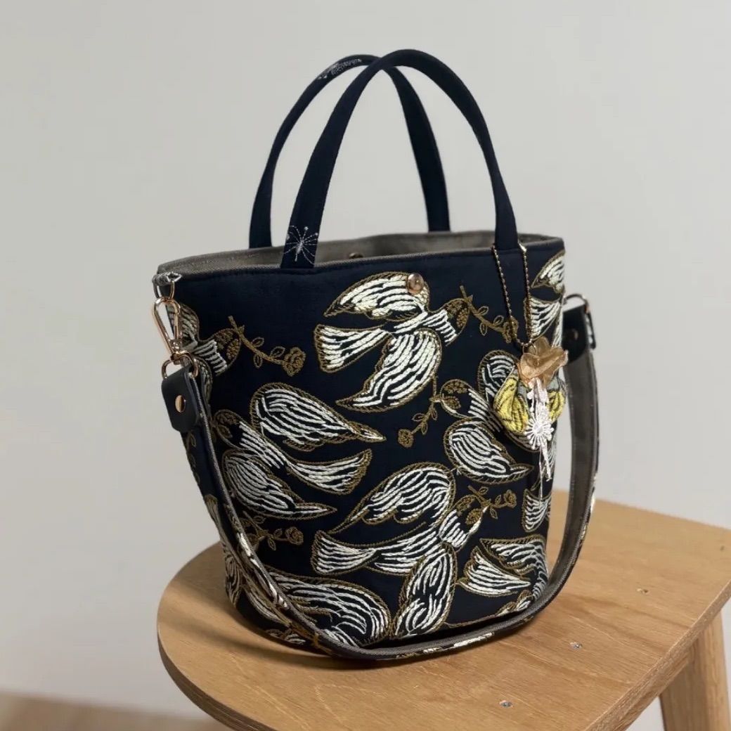 新入荷▪︎ミナペルホネン▪︎ハンドメイド▪︎2 wayマールbag