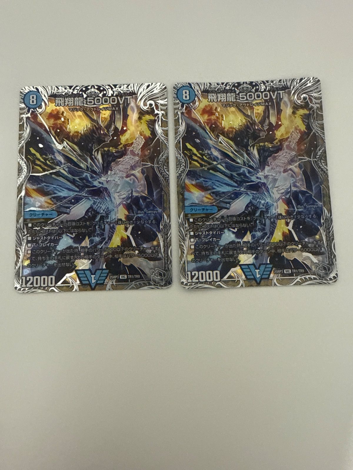 デュエルマスターズ 飛翔龍5000VT 銀トレジャー 2枚 - メルカリ