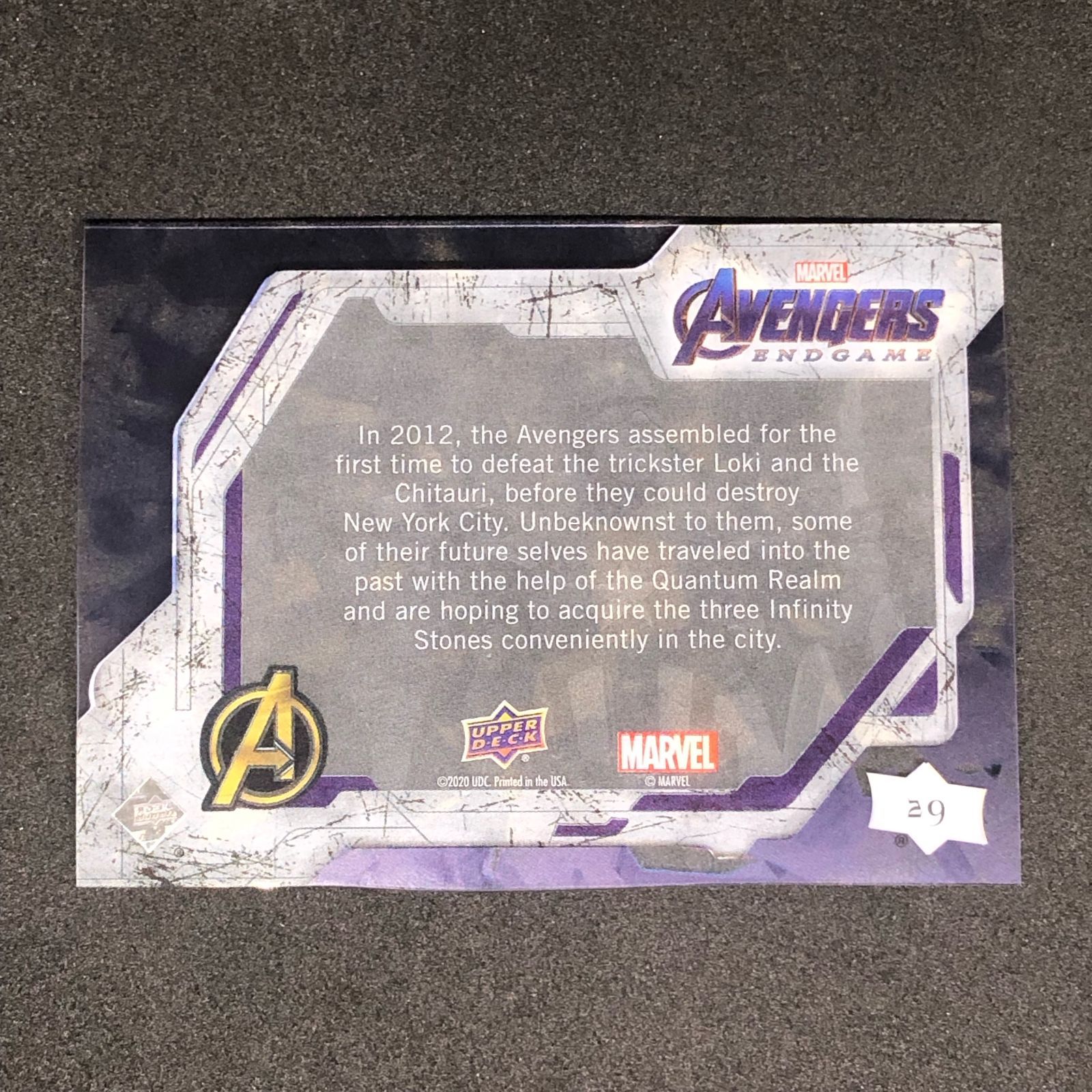 2020 Upper Deck アベンジャーズ/エンドゲーム ベースカード #29