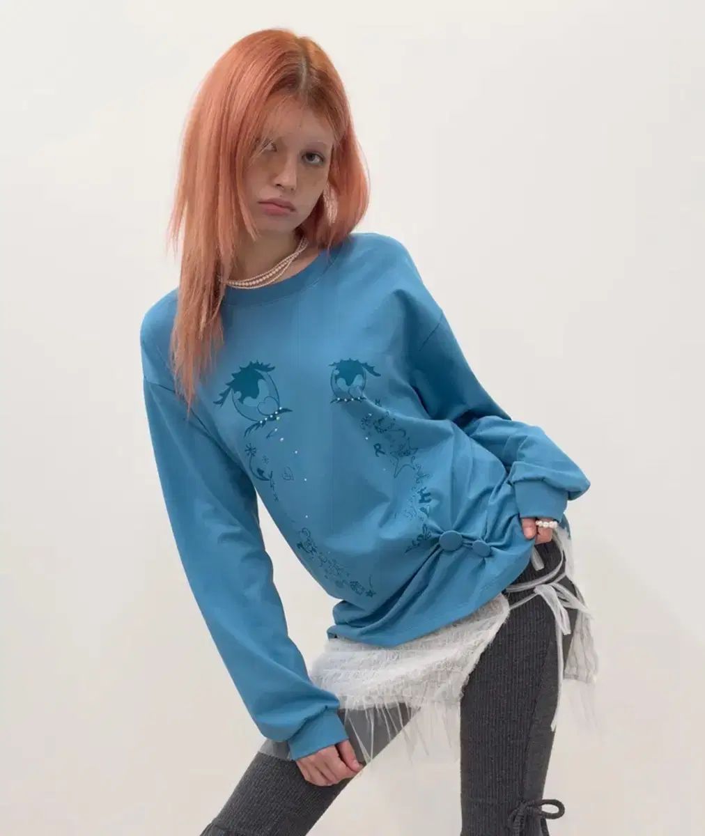 TYPESERVICE Cry Eyes Ruched Top