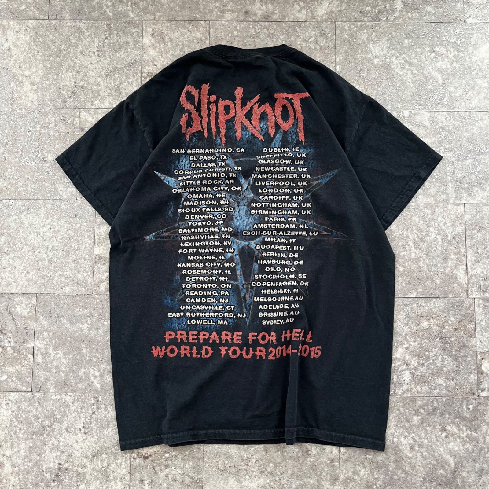 Slipknot Tシャツ 　ブラック　Prepare for Hell Slipknot スリップノット Prepare for Hell 黒 ブラック Tシャツ