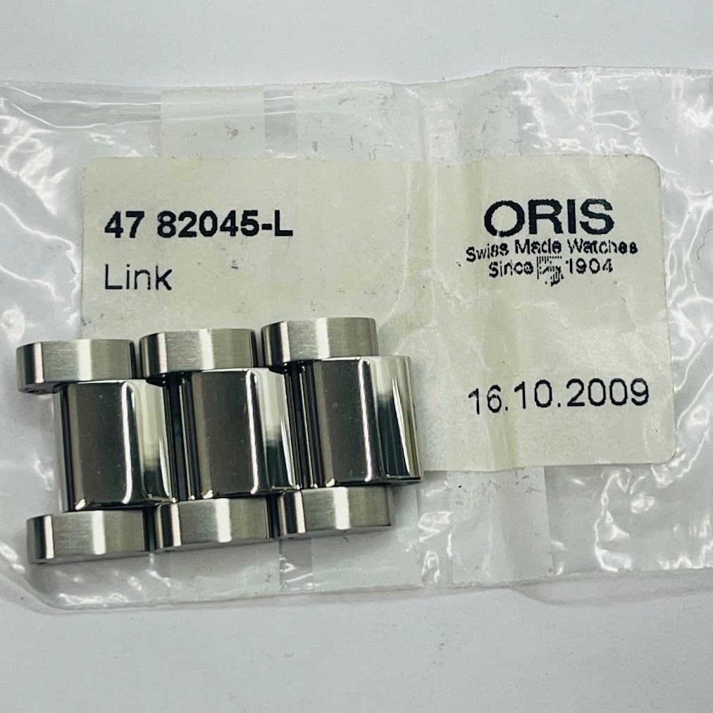 オリス ブレス 07 8 20 45 L ステンレス3列ブレス メール便でお送りします