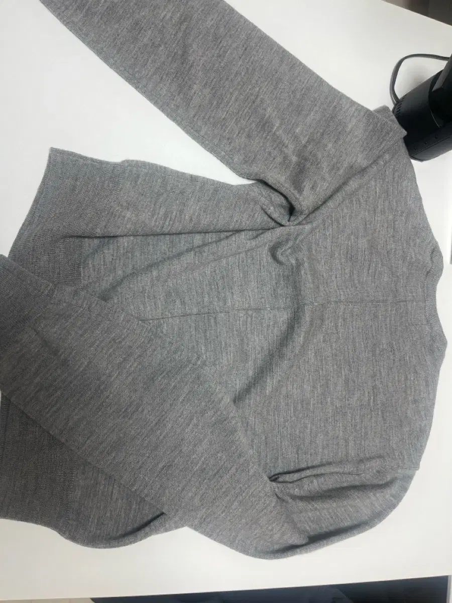 トニーウェック メリノウール カーディガン グレー L