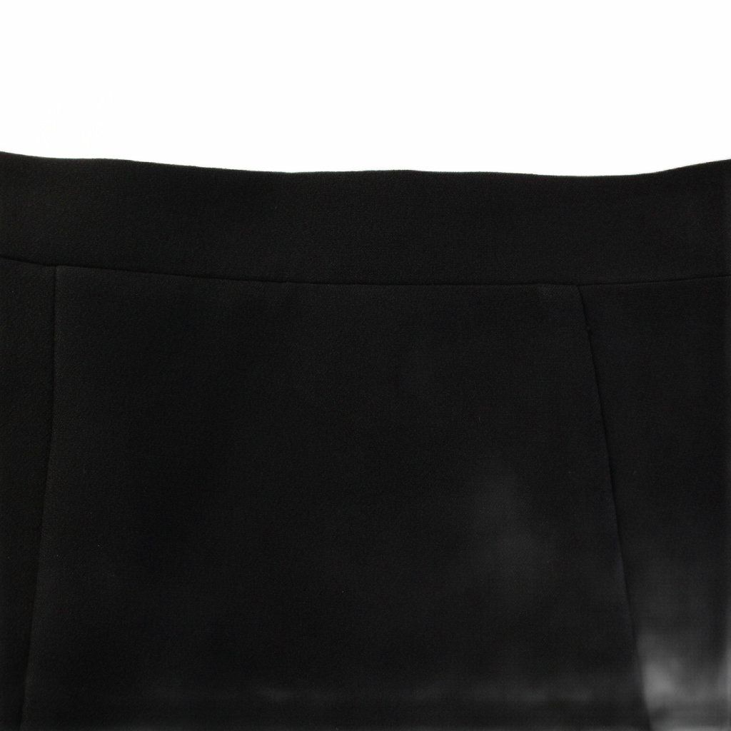 ミュウミュウ miumiu フレアスカート ミニ丈 ストレッチ 無地 ワン