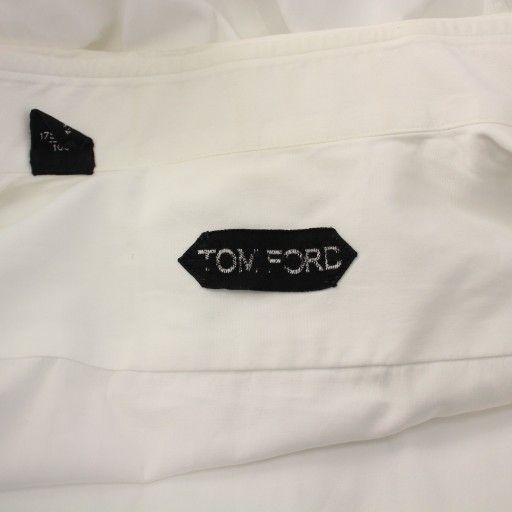トムフォード TOM FORD ワイシャツ ドレスシャツ 長袖 ホリゾンタル
