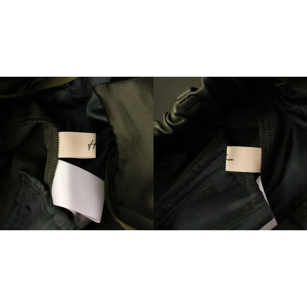 へイヴ HEVE 24SS サテンガウチョパンツ ワイドパンツ 38 カーキ HE10