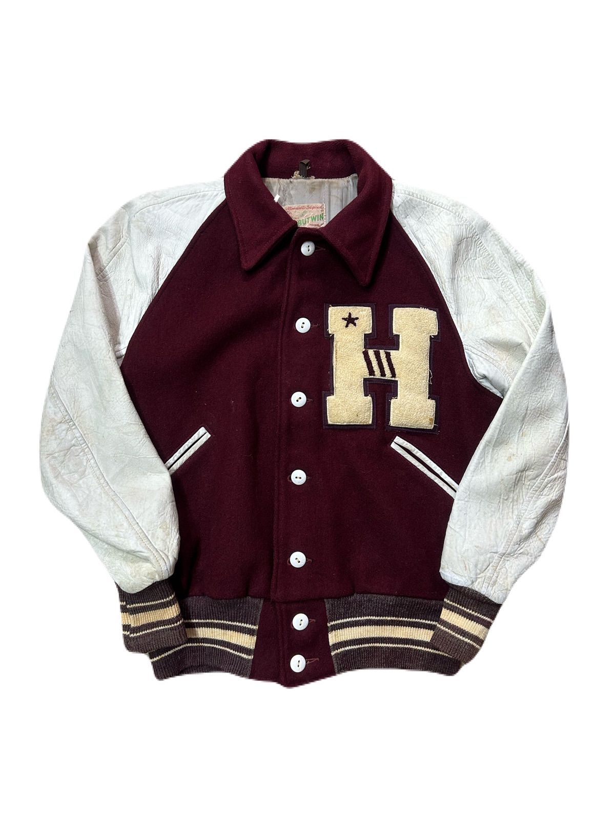 50’s BUTWIN VARSITY JACKET Sheep Skin Special type