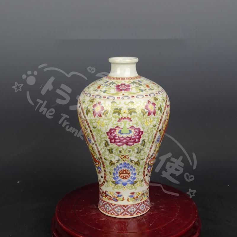 大清康熙年制青花氷梅鳳紋賞盤  景徳鎮 陶磁器 装飾品 現代工芸品 美術品 置物 新年ギフト清康熙青釉粉彩タンカ紋梅瓶 景徳鎮 陶磁器 装飾品 現代工芸