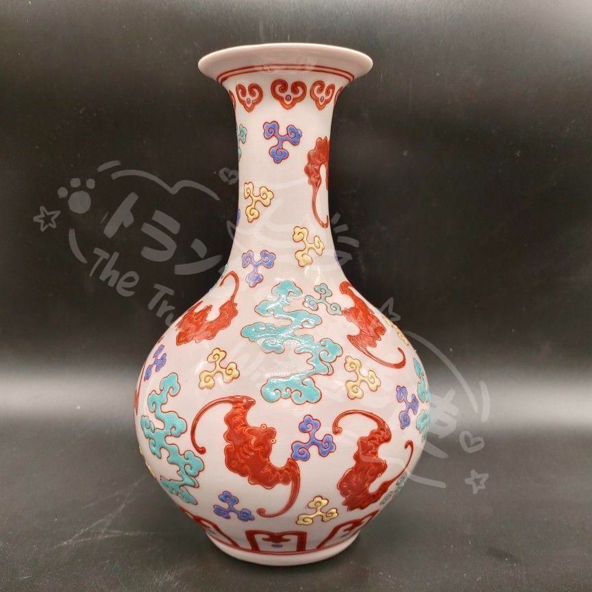 新年ギフト福寿瓶 応接間 玄関 本棚 博古架 景徳鎮 置物