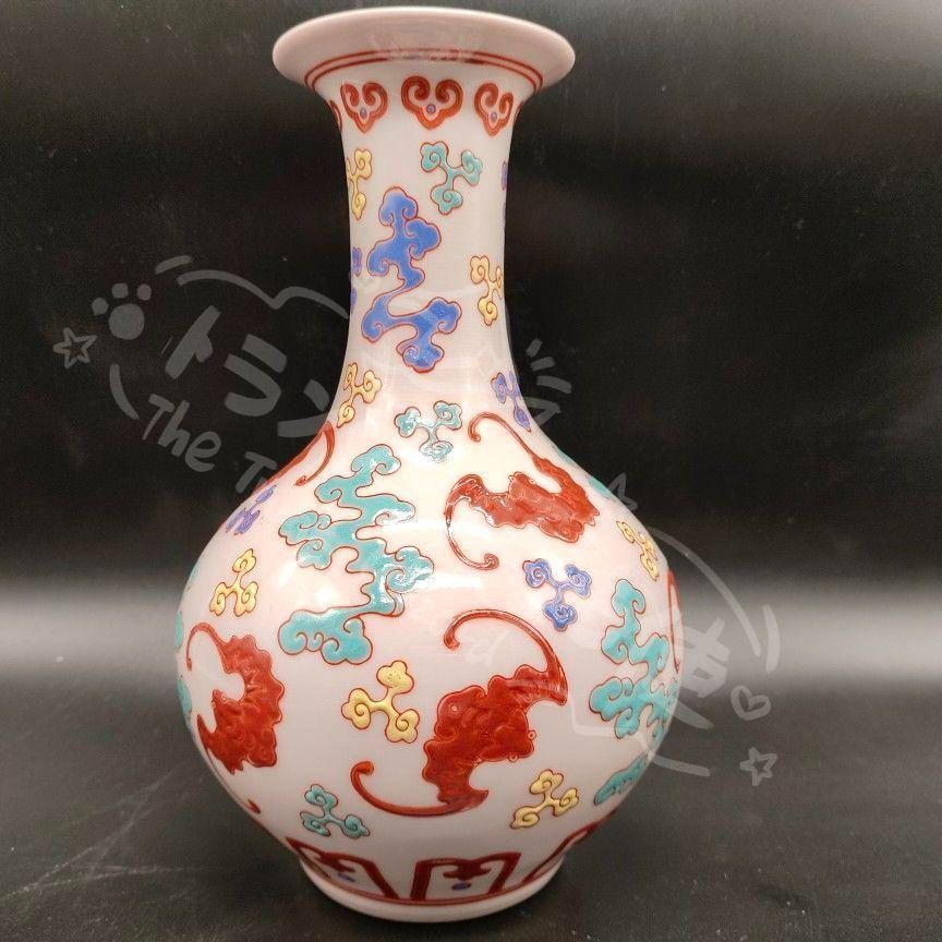 新年ギフト福寿瓶 応接間 玄関 本棚 博古架 景徳鎮 置物