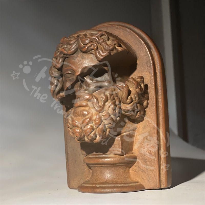 新年ギフト石像 彫刻 古代ギリシャの人物ゼウス机の卓上 装飾品 現代 置物